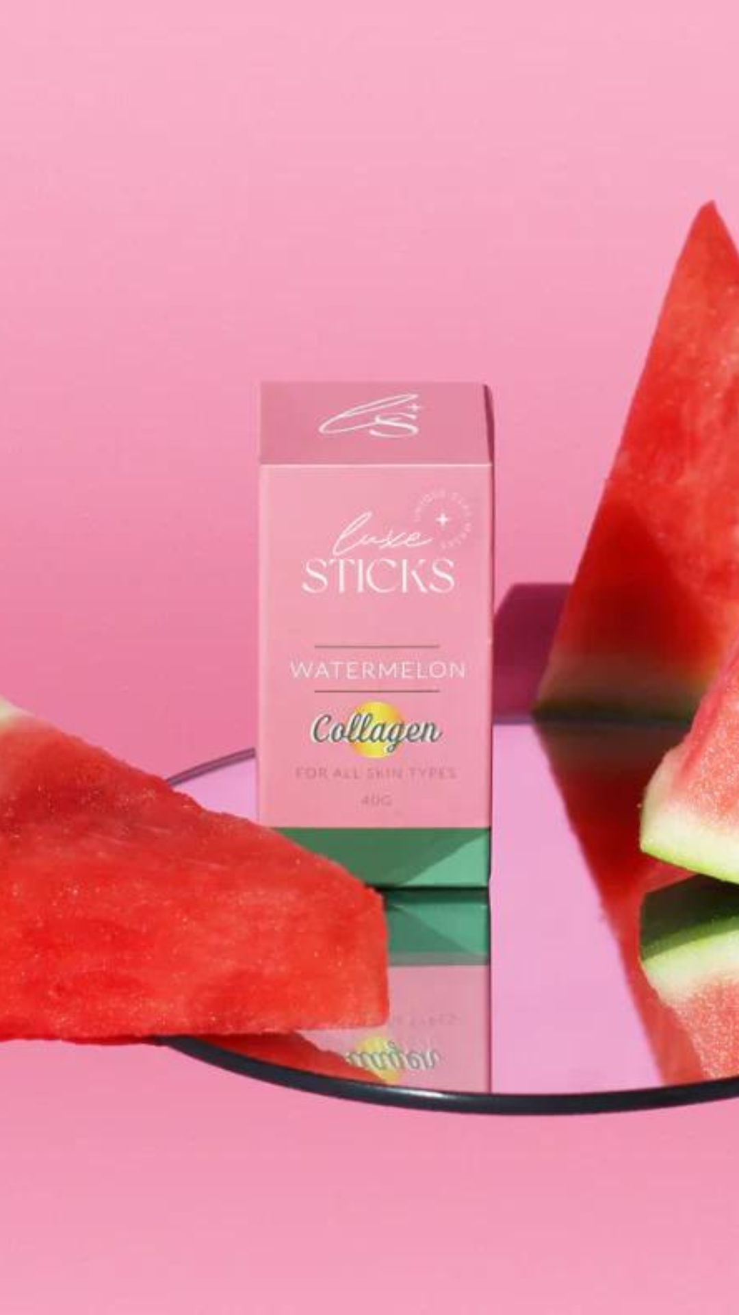 Luxesticks - Collagen/Watermelon Clay Stick