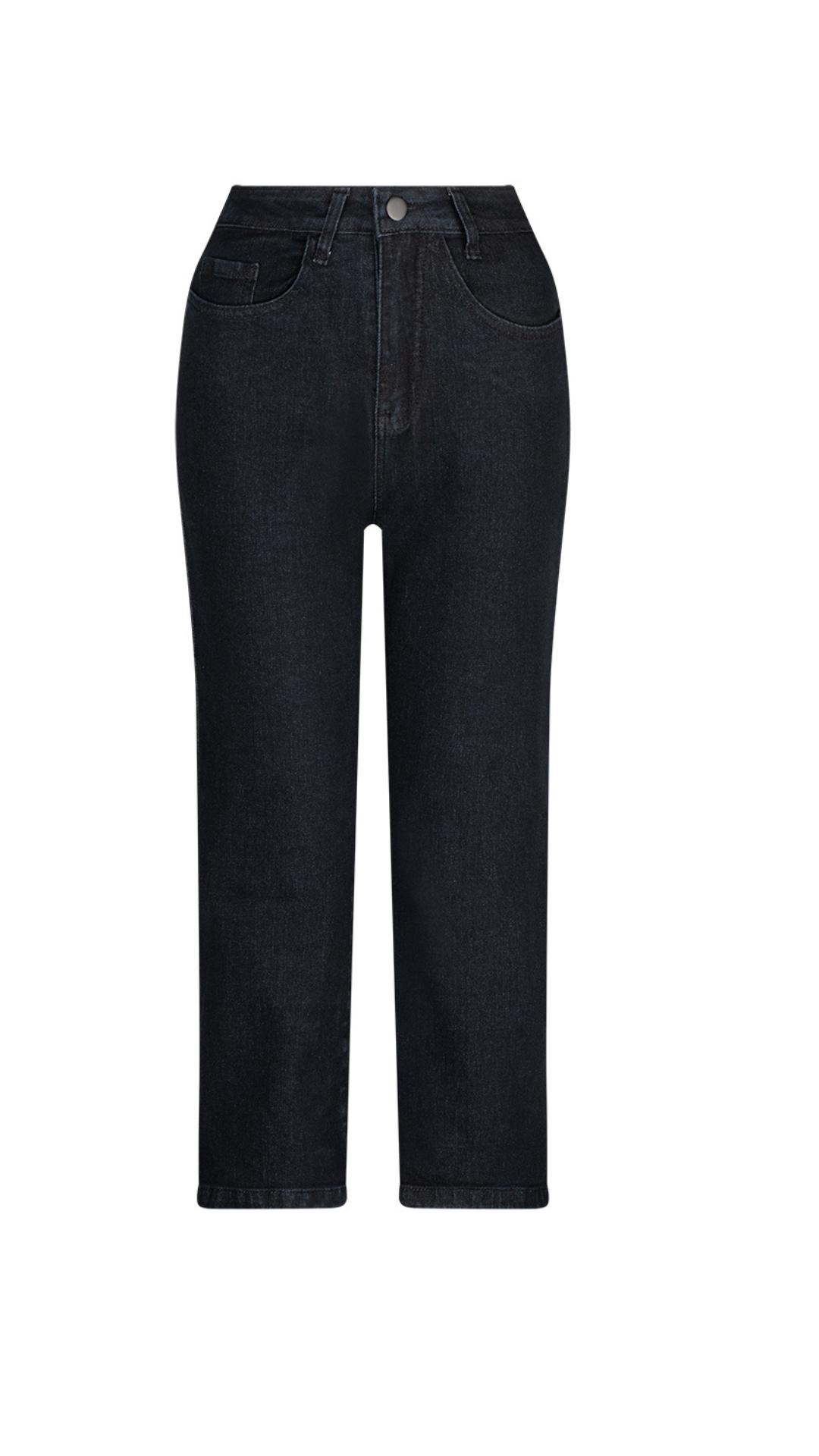 Jasper Everyday Essential Stretch Jeans Capri - Dark Blue