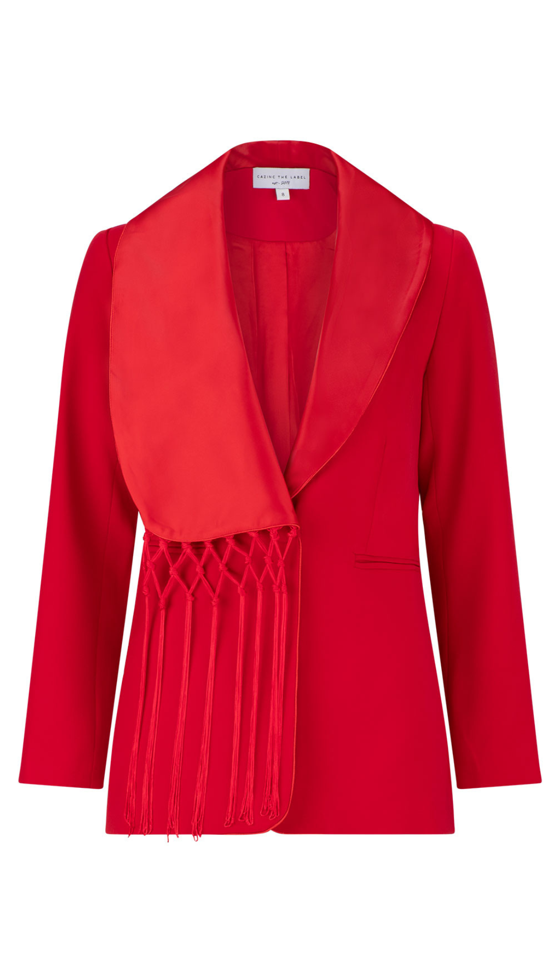 Kingsley Tailored Blazer - Red