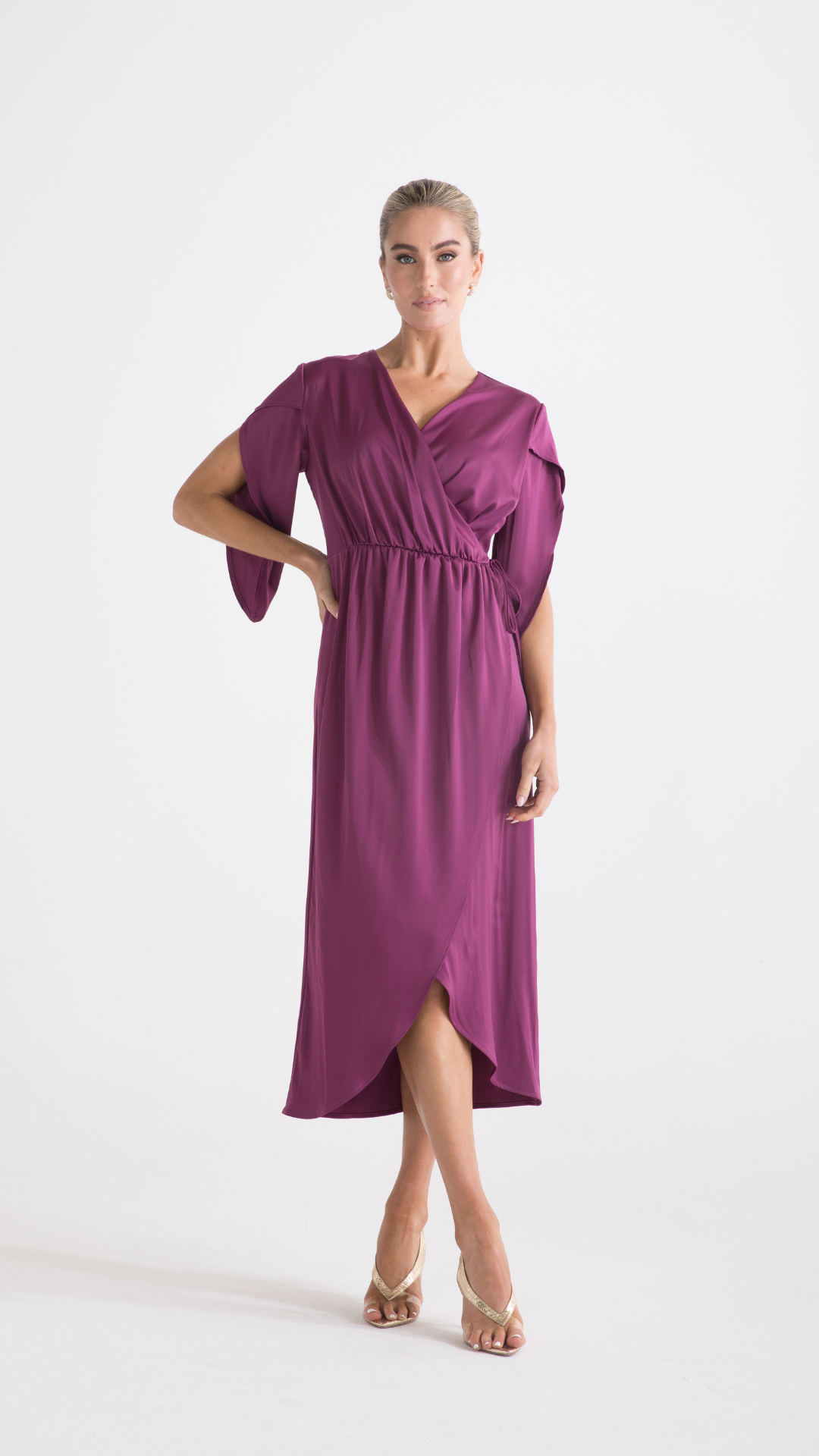 Stella Dress - Grape – Cazinc The Label