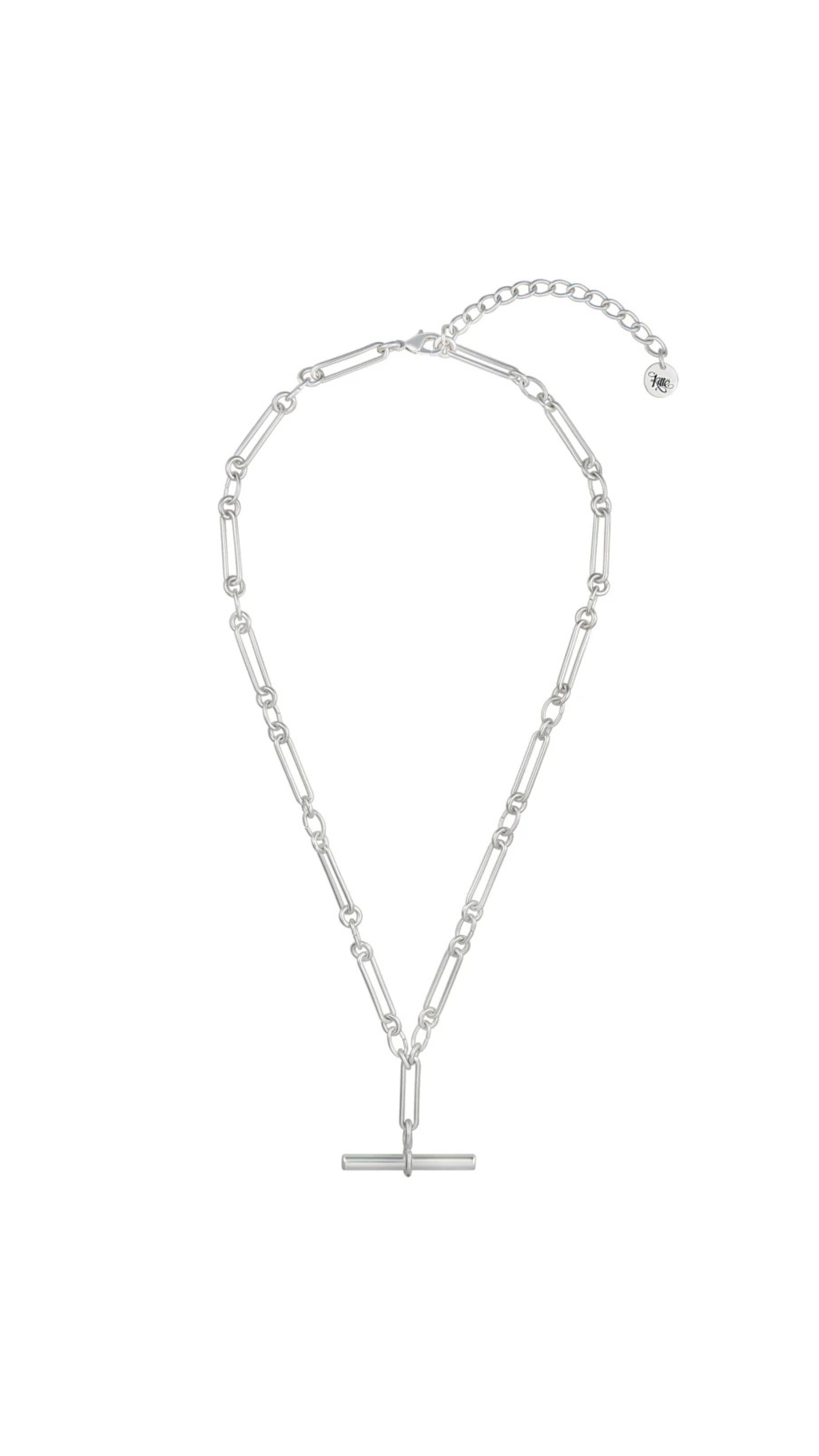 Kitte Heirloom Fob Necklace - Silver