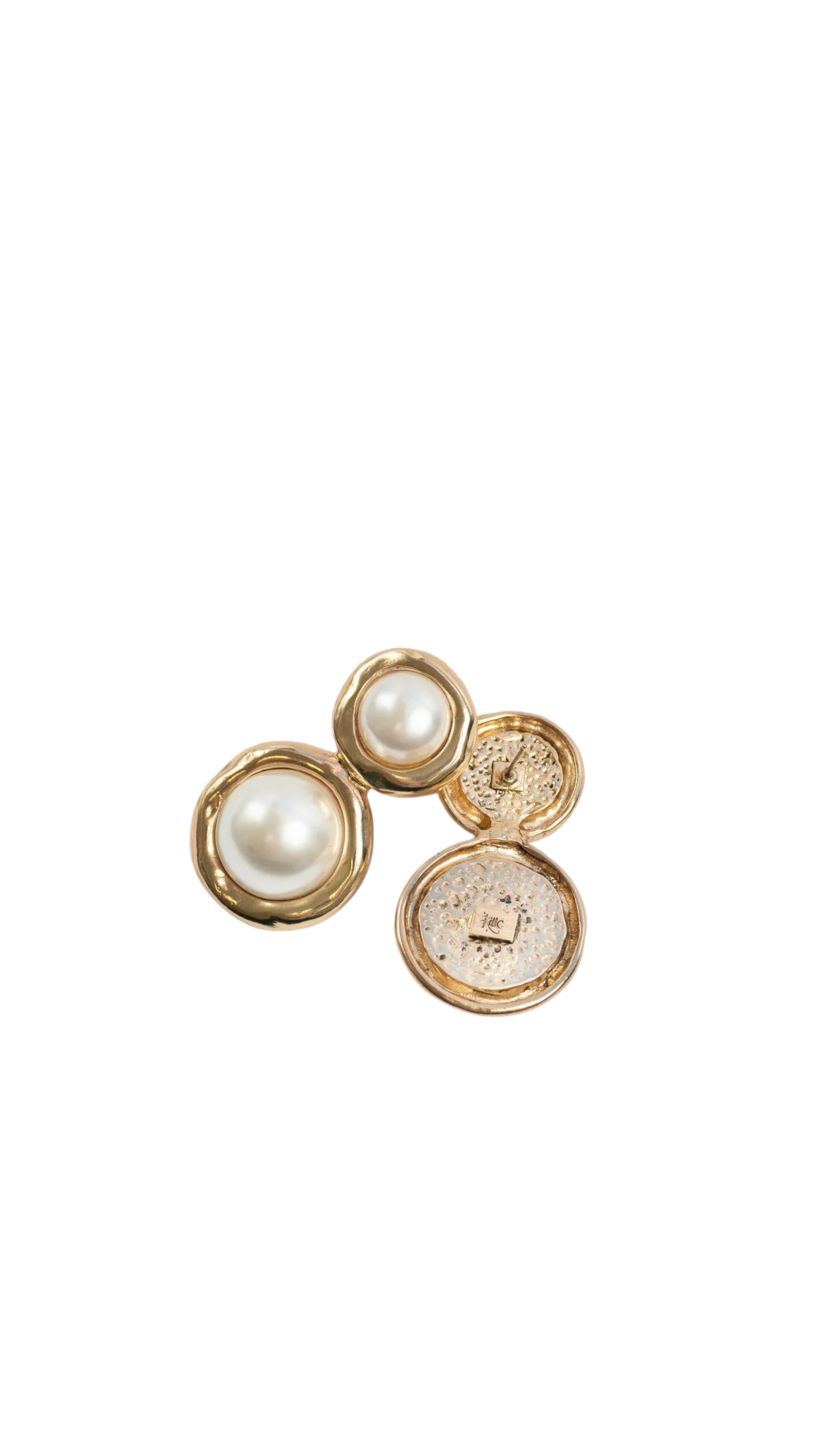 Kitte Pearl Affair Earrings - Gold