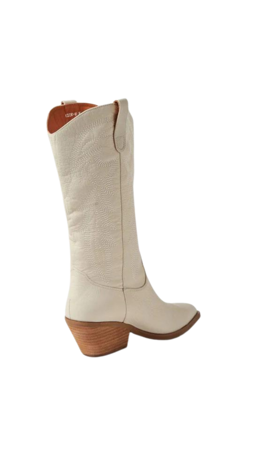 Mollini Riding Cowboy Boots - Oatmeal Milk