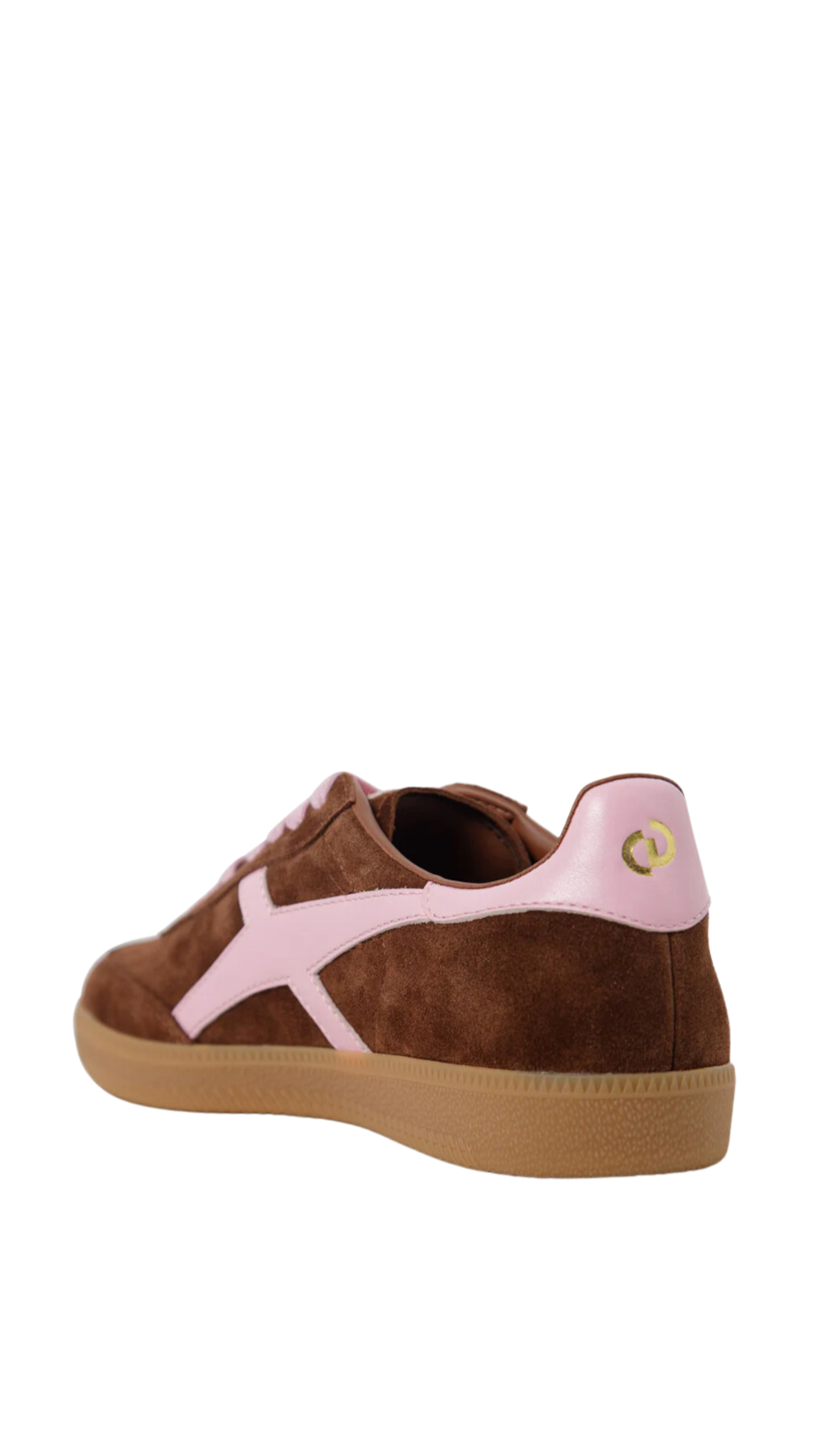 Goodsole 2001 Crossroads - Coffee Soft Suede/Candy Pink Leather