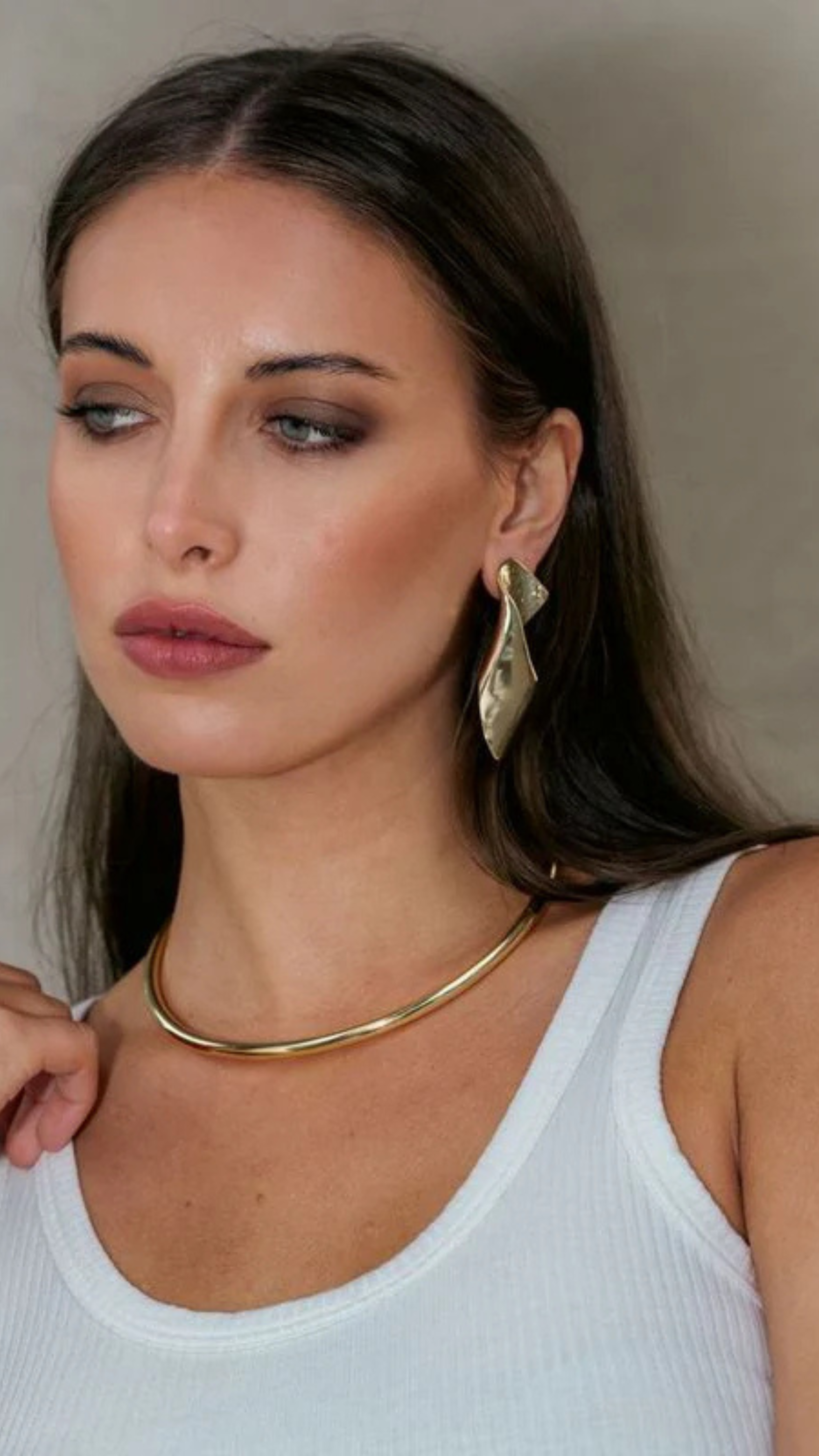 Kitte Flow Earrings - Gold