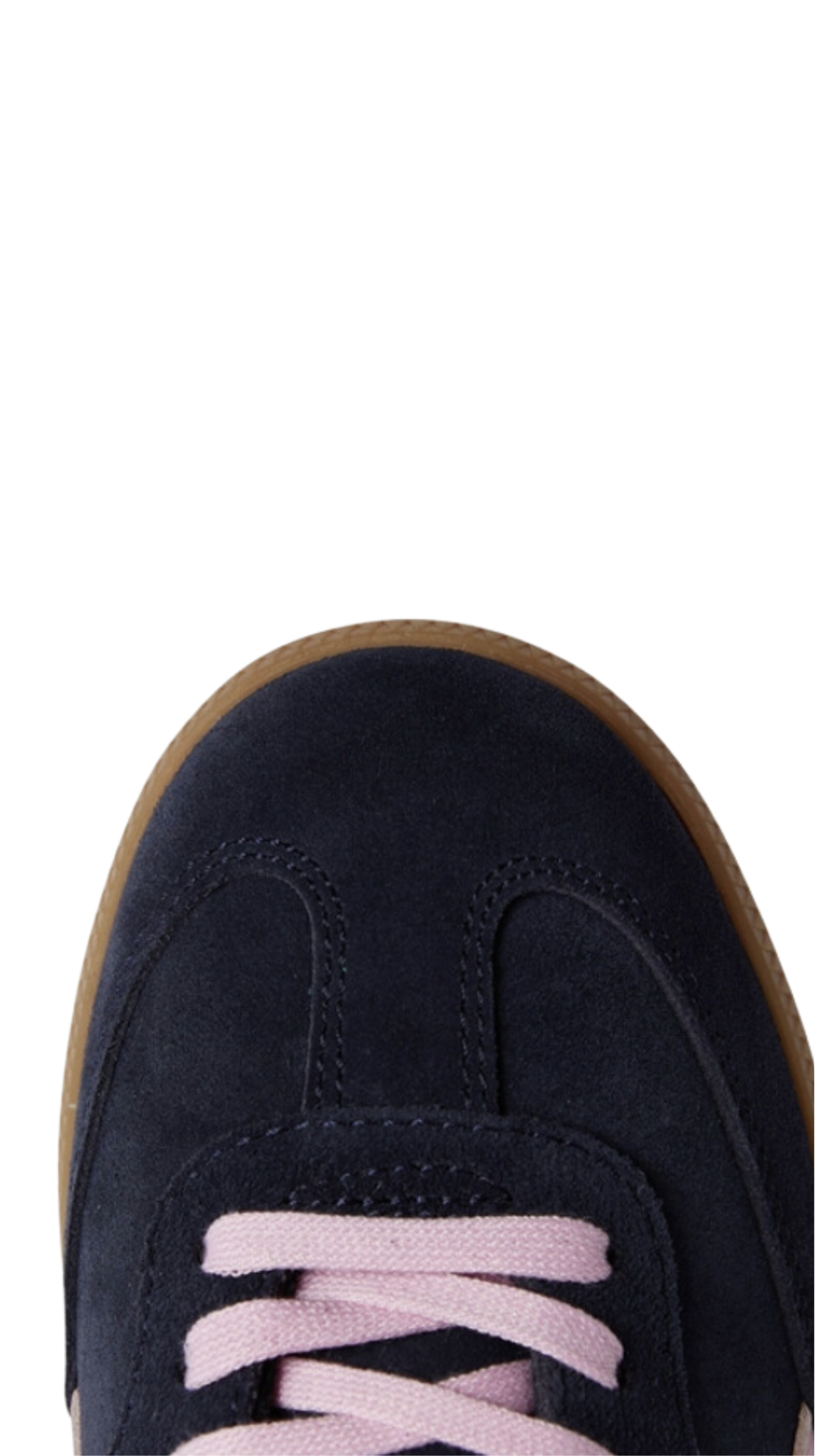 Goodsole 2001 Crossroads - Navy Soft Suede/Candy Pink Leather