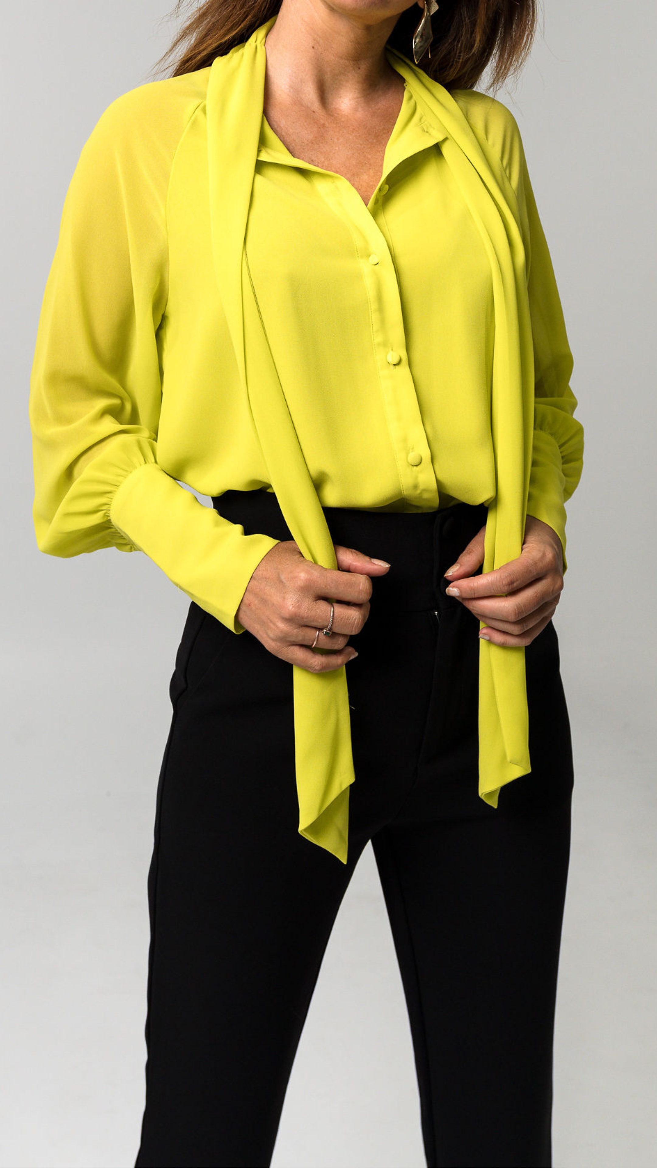 Modern Romance Shirt - Chartreuse