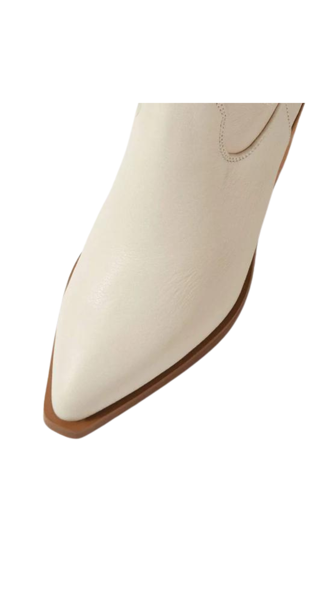 Mollini Riding Cowboy Boots - Oatmeal Milk