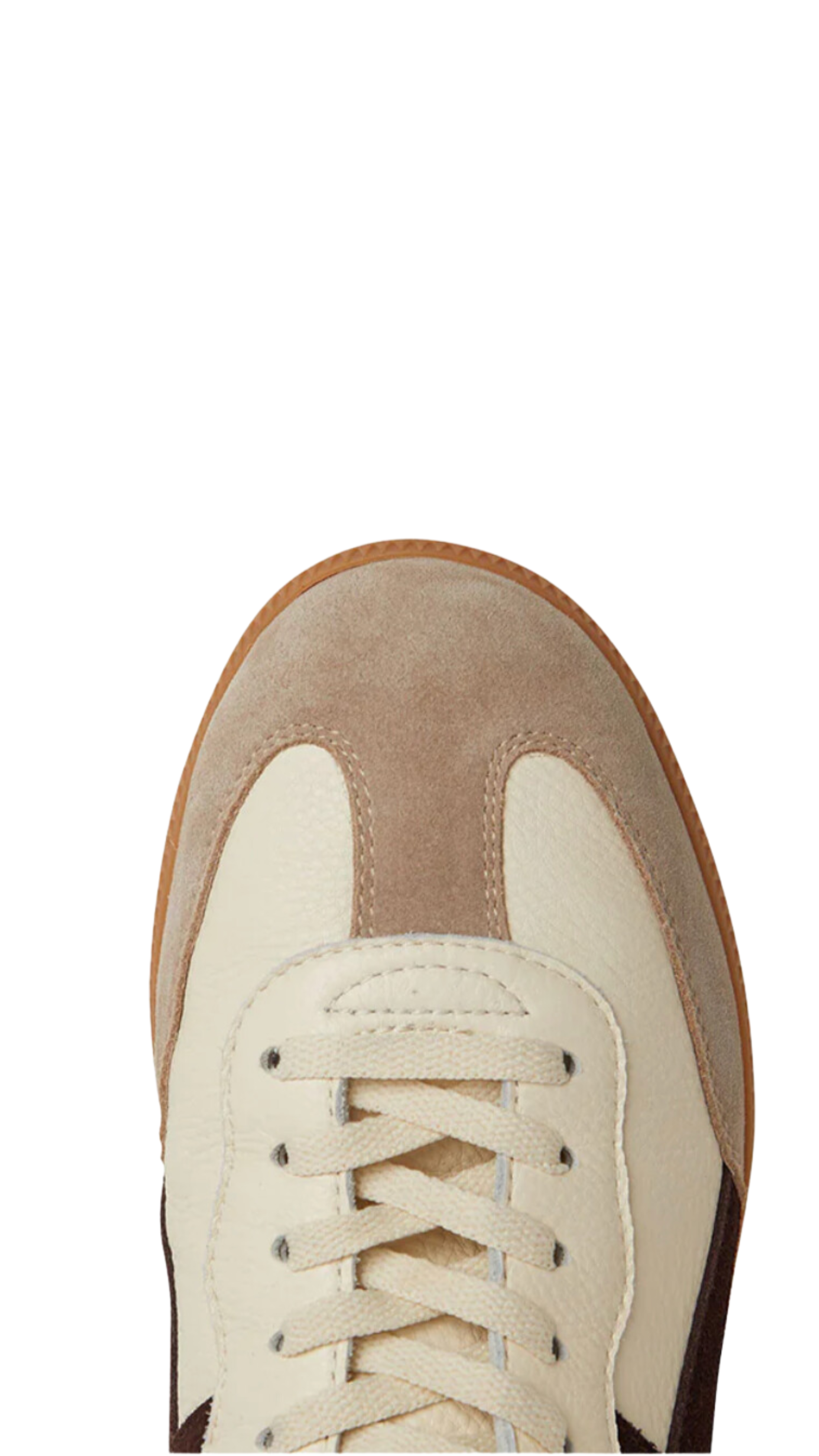 Goodsole - 2001 Crossroads - Ivory Soft Leather/Coffee Suede