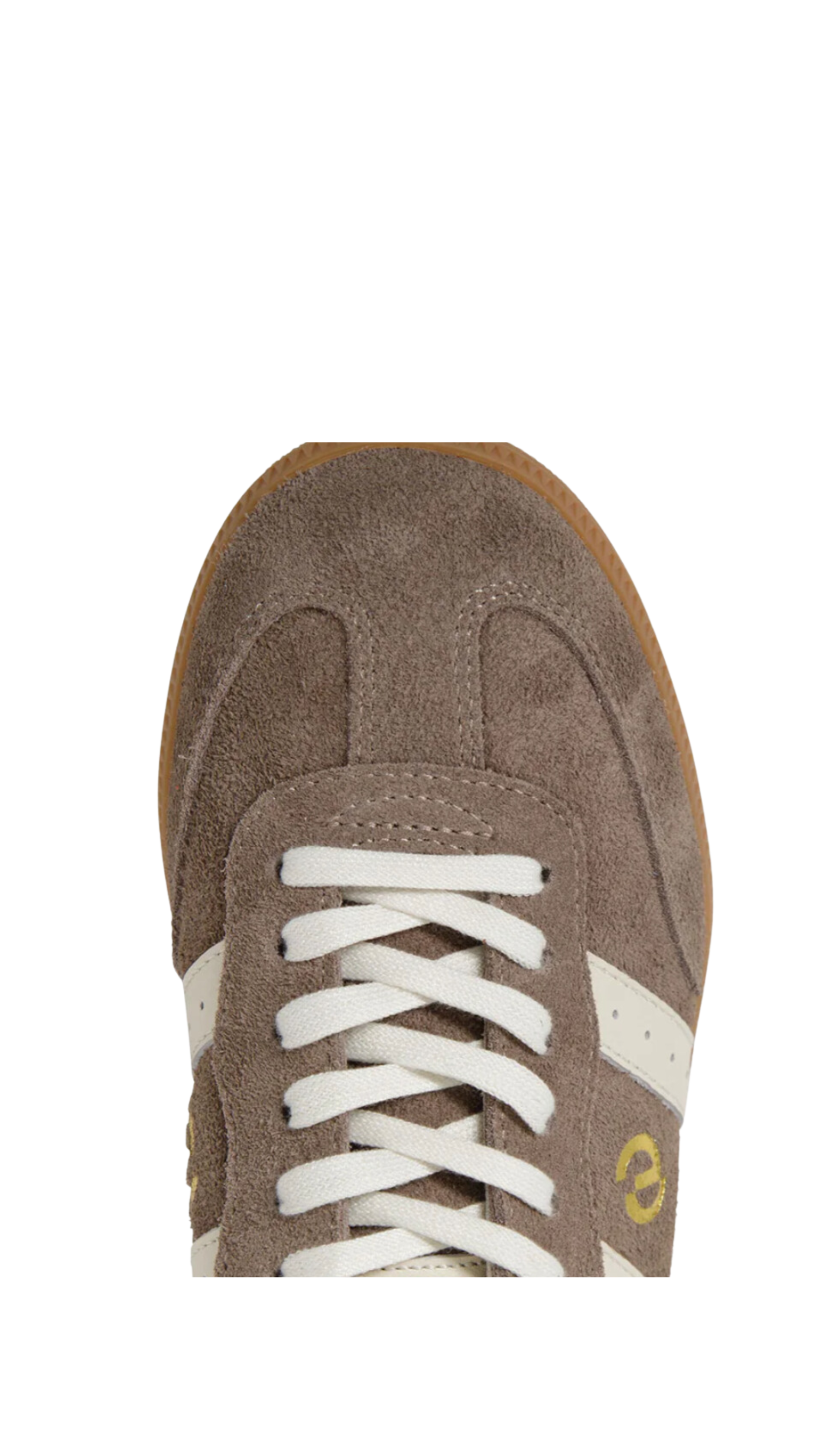 Goodsole - 2001 Parallel - Walnut Brown Soft Suede/Ivory Leather