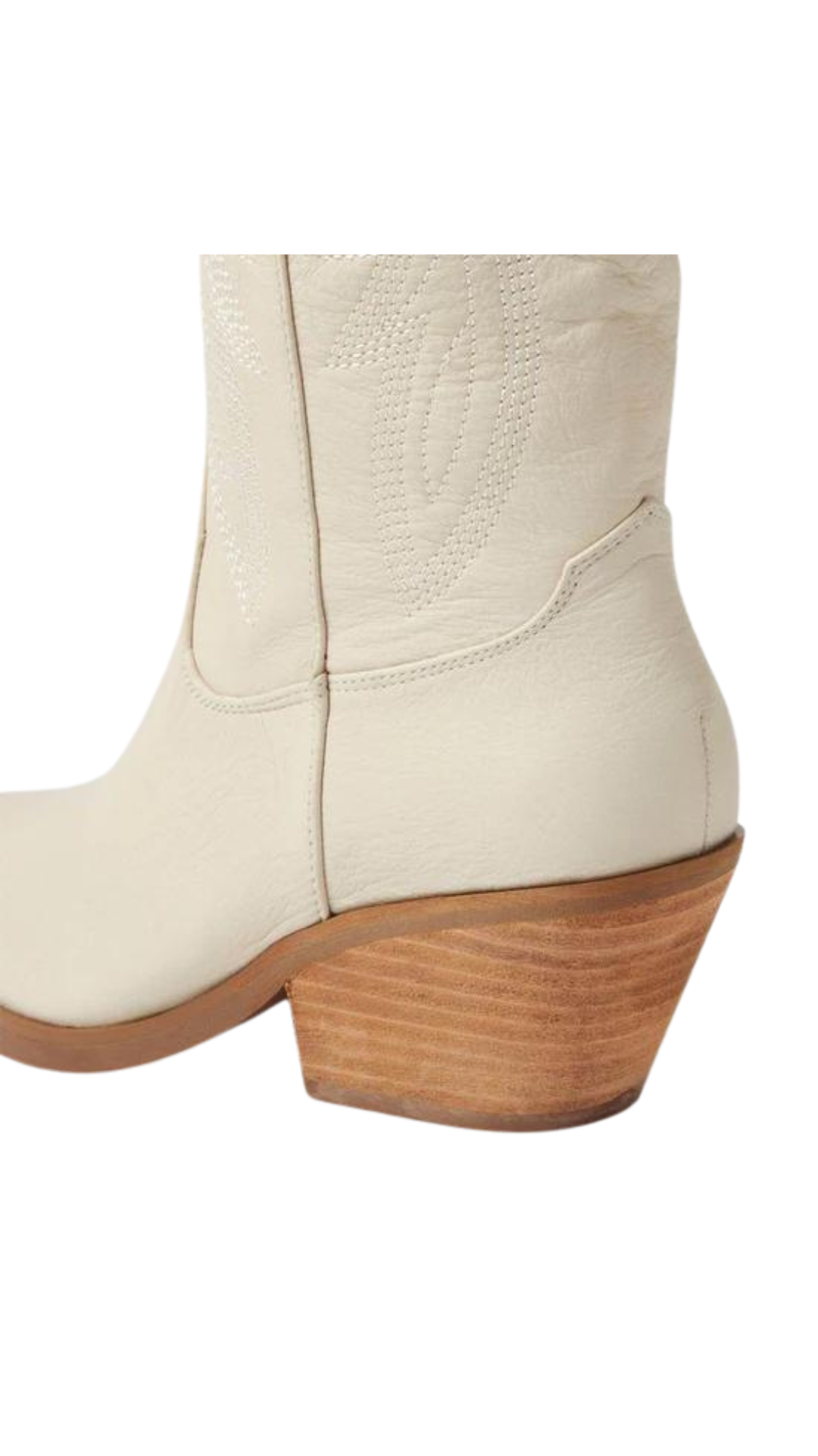 Mollini Riding Cowboy Boots - Oatmeal Milk