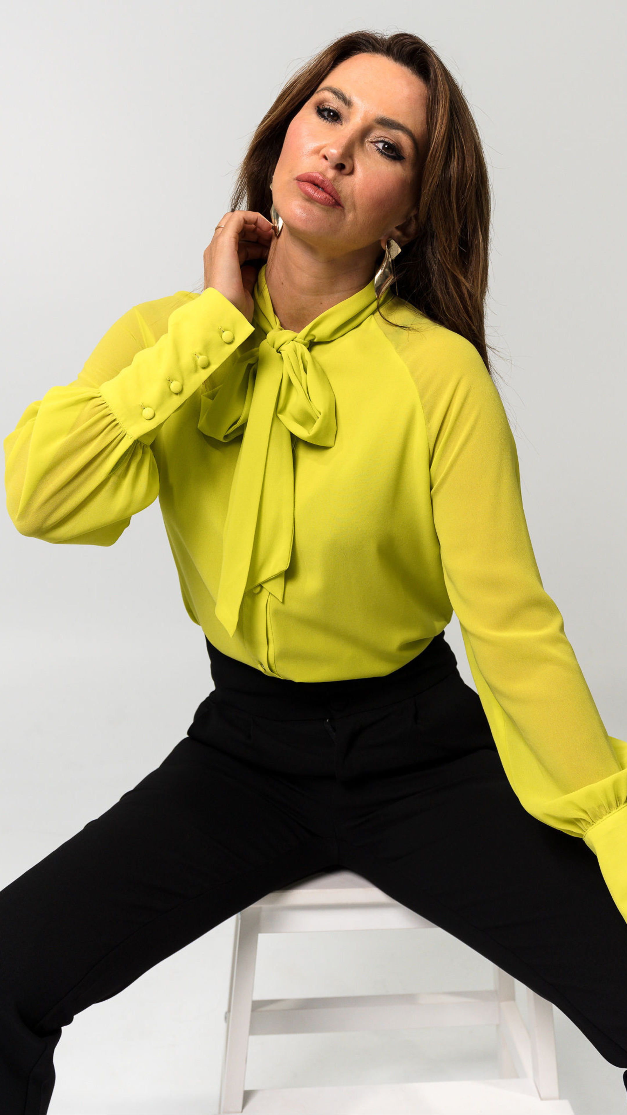 Modern Romance Shirt - Chartreuse