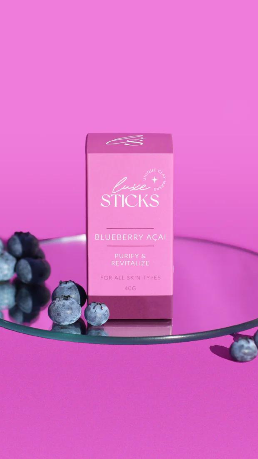 Luxesticks - Blueberry Açaí Clay Stick