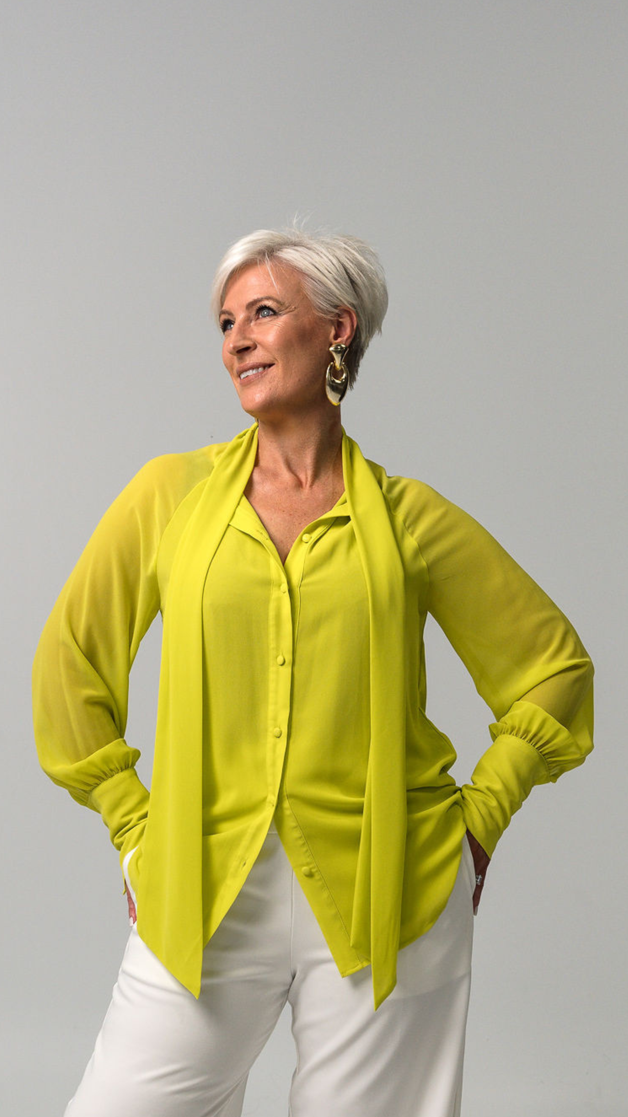 Modern Romance Shirt - Chartreuse