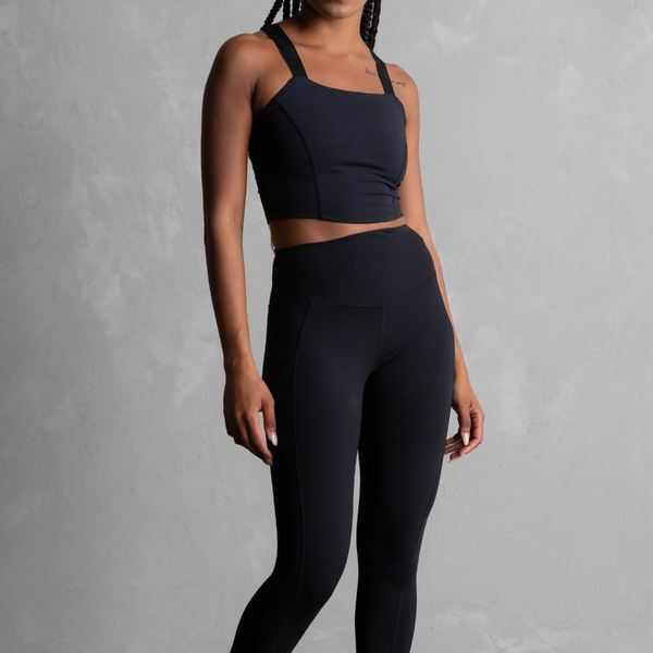 CTL Activewear Full Length Leggings with Inner Zip - Black – Cazinc The  Label